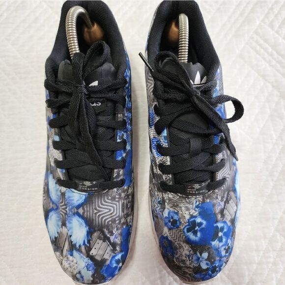 Adidas torsion zx flux floral sneakers - Picture 1 of 8